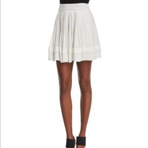 New IRO white classy a-line skirt sz34